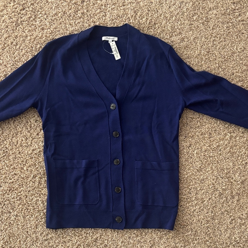Madewell Deep Blue Women's Cardigan